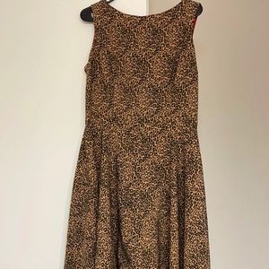 Bettie Page leopard dress